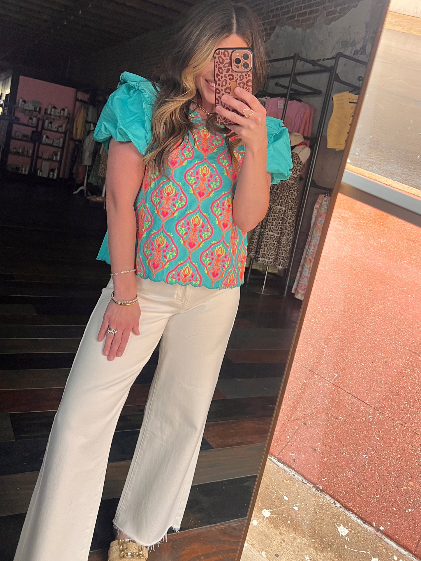 Coastal Confetti Top