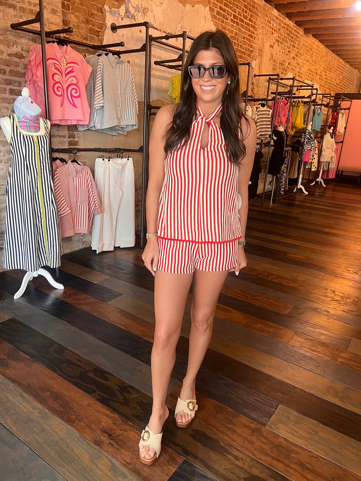 STRIPE MINI ROMPER