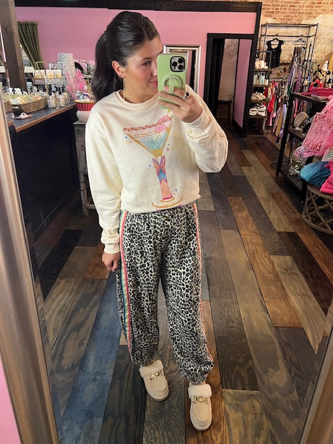 WESTERN COCKTAIL SWEATSHIRT