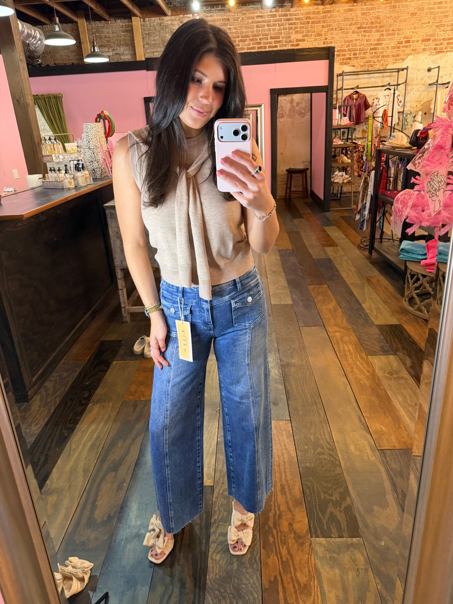 FRONT FLAP-PATCH POCKET JEAN