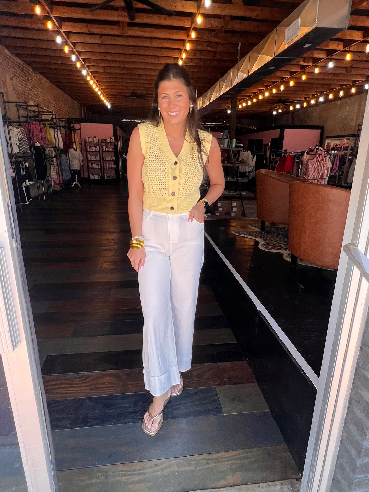 GOLDEN HOUR KNIT TOP