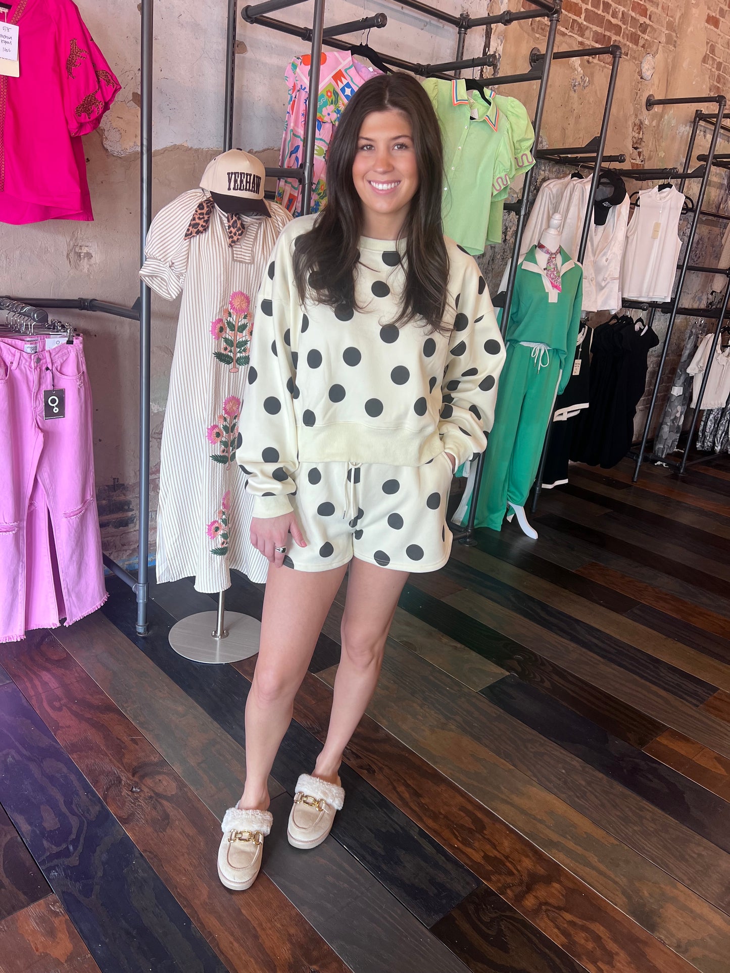 POPPY & PINE POLKA DOT SHORT SET