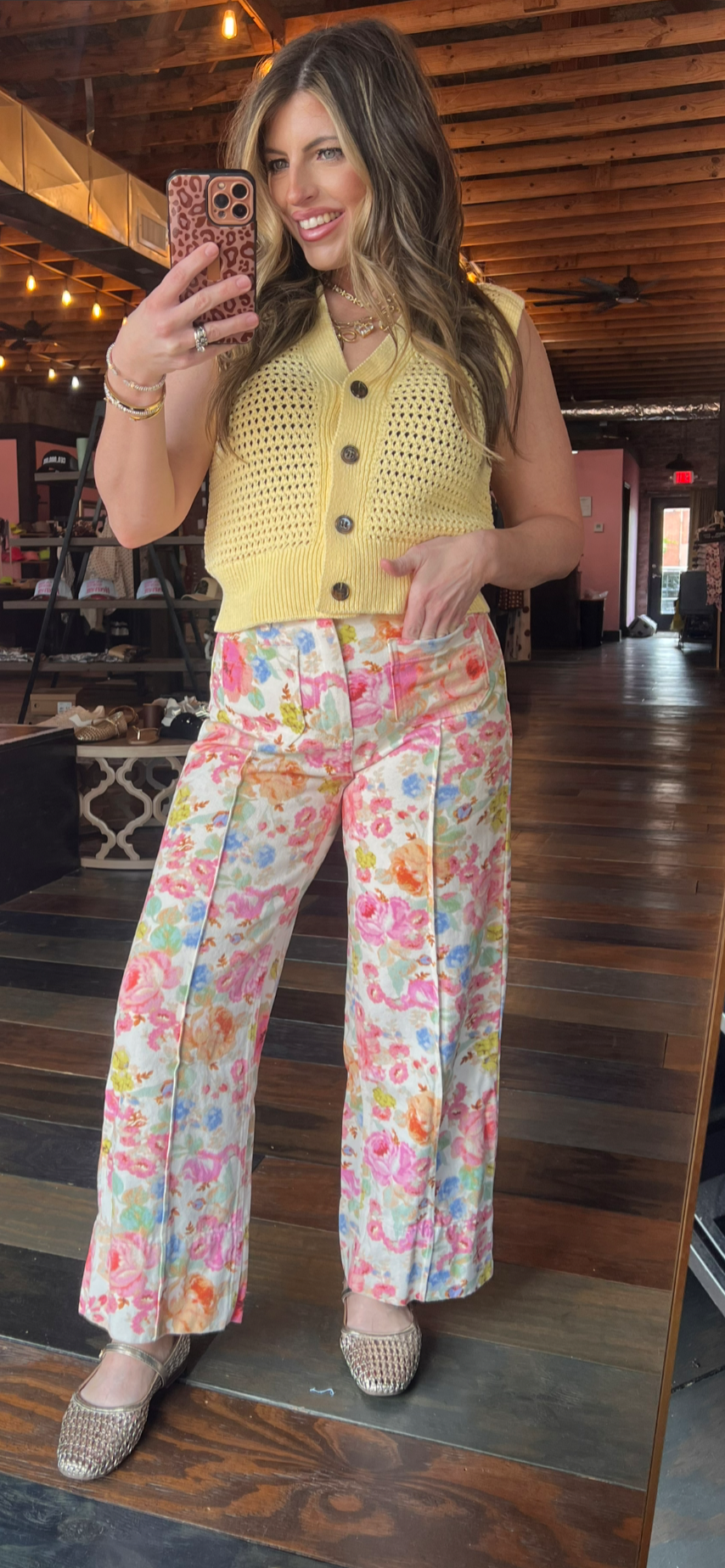 GARDEN PARTY DENIM PANTS