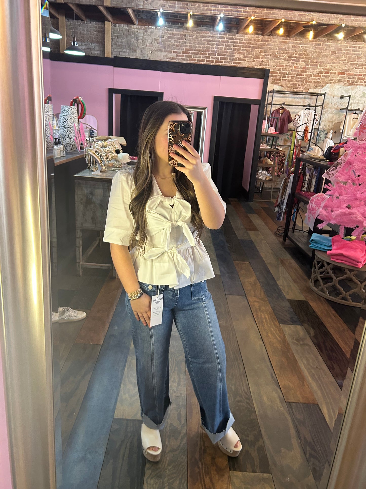 THE FRONT TIE TOP