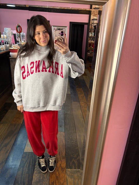 ARKANSAS REVERSIBLE MOCK NECK