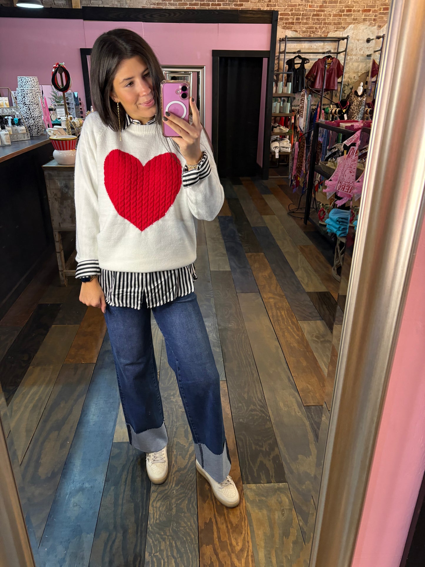HEART SWEATER