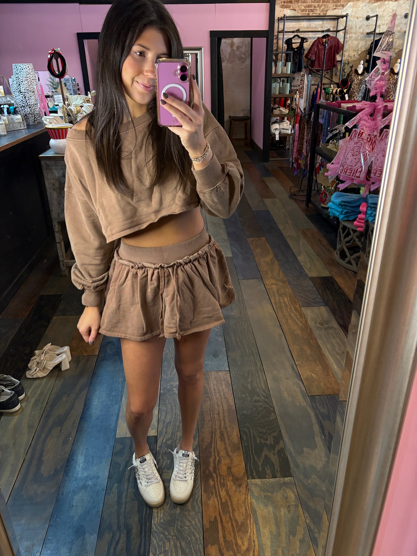 CHOCOLATE SKORT