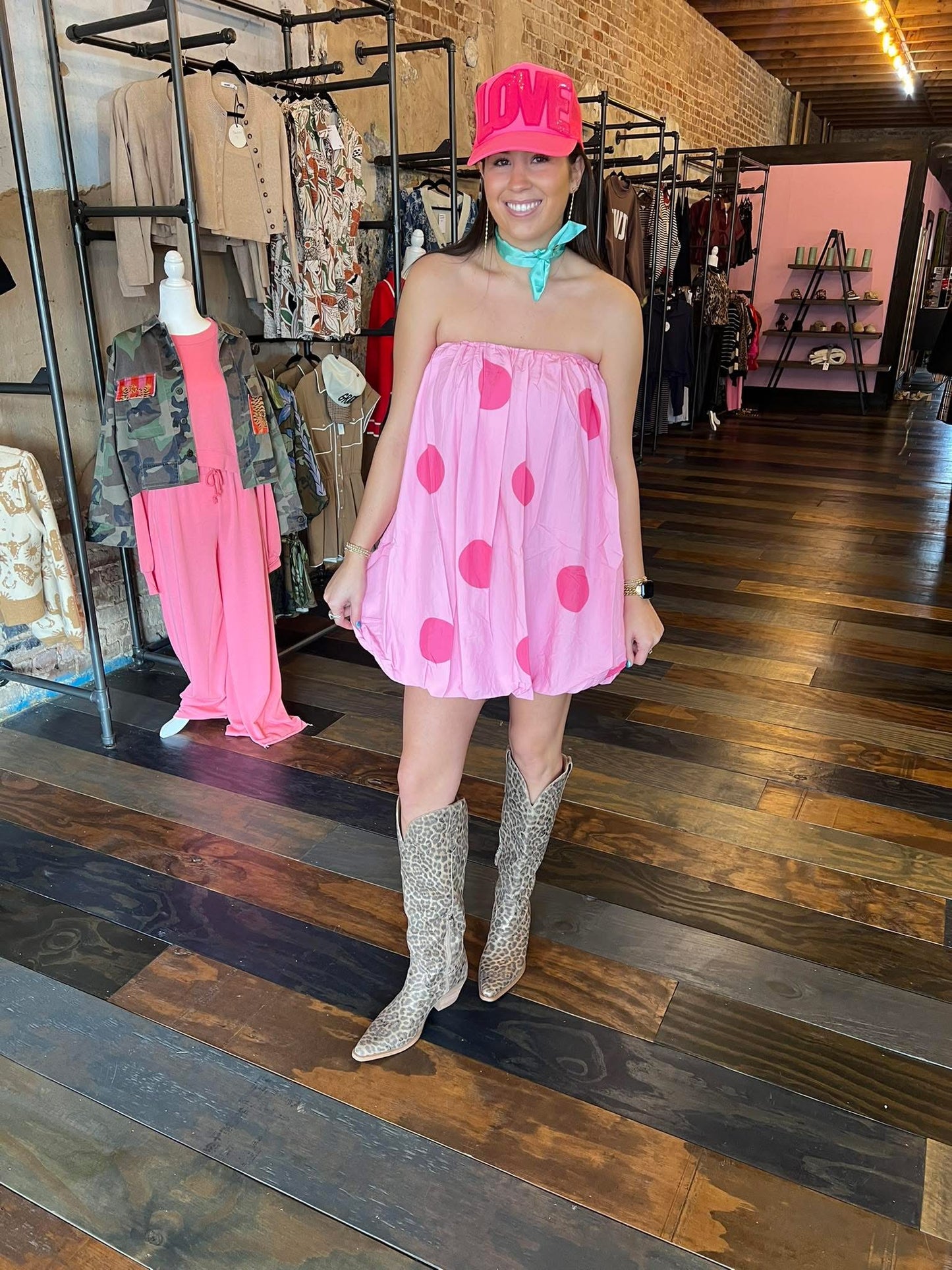 LOVE POLKA DOT DRESS