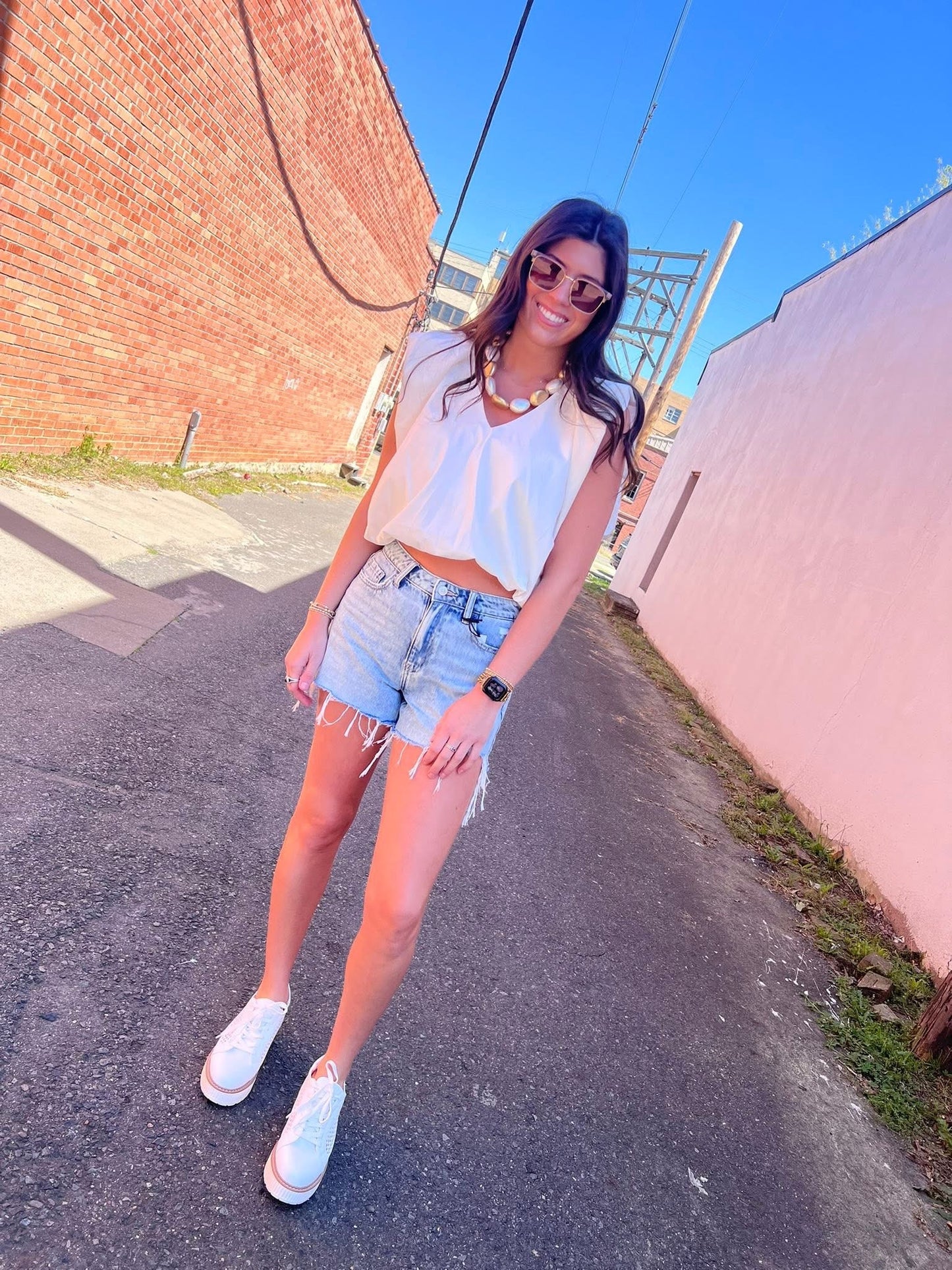 BOYFRIEND DENIM SHORT