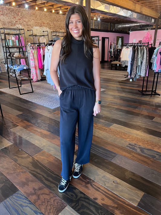 SCUBA SLEEVELESS MOCKNECK SET