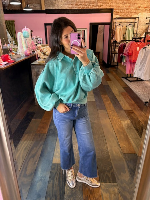 ACID WASH PULLOVER