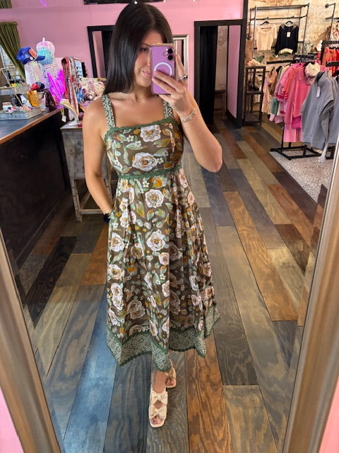 FALL FLORAL DRESS