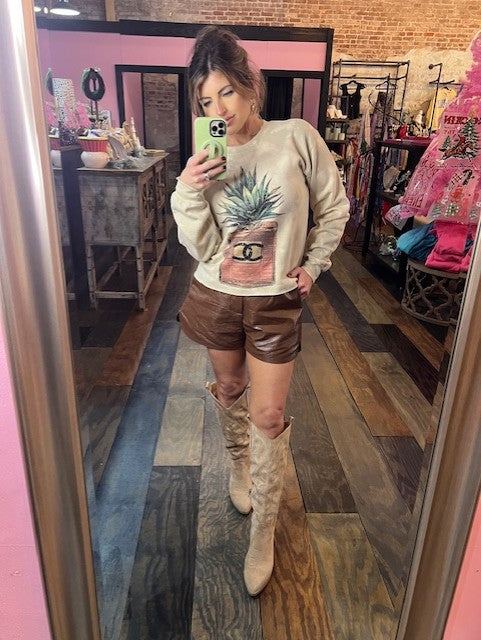 Agave Chanel Sweatshirt